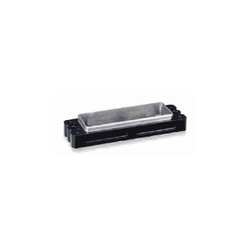 Embase encastrée 24B, Aluminium moulé sous pression, IP68/IP69K, Sortie basse